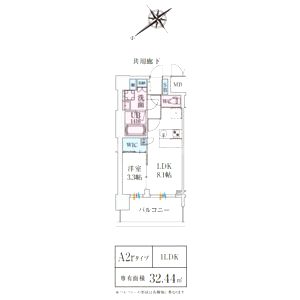 スプランディッド堺東DUEの間取り図