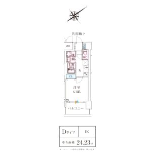 スプランディッド堺東DUEの間取り図