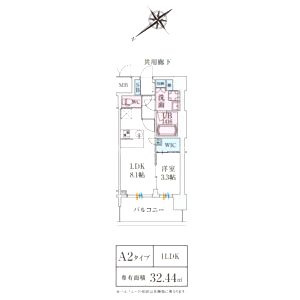 スプランディッド堺東DUEの間取り図