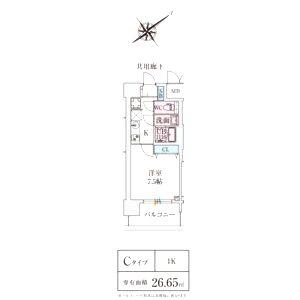 スプランディッド堺東DUEの間取り図