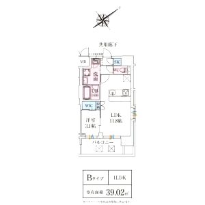 スプランディッド堺東DUEの間取り図