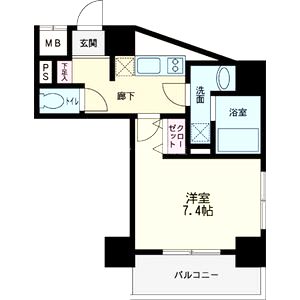 パシフィックレジデンス神戸八幡通の間取り図