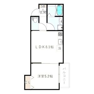 INOVE門真野里Southの間取り図