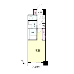 アーバングリーン甲子園の間取り図