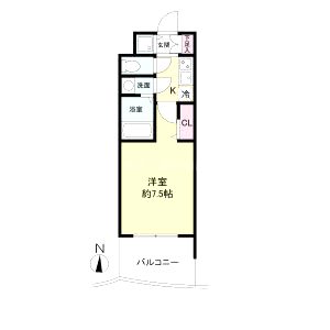 セレニテ日本橋プリエの間取り図