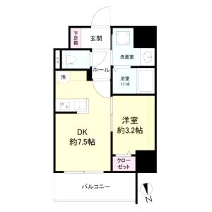 ブランシエスタ都島通の間取り図