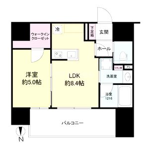 ブランシエスタ都島通の間取り図