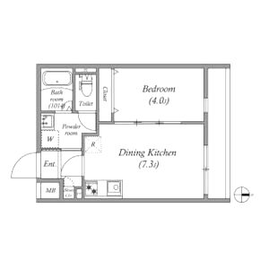 VINA KYOUDAIMAEの間取り図