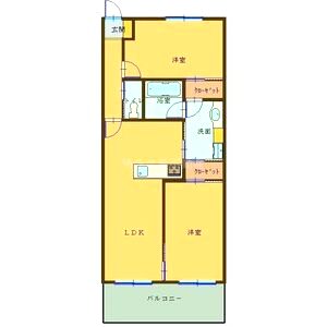 アルファステイツ野里の間取り図