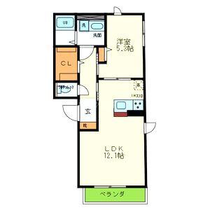 アイビーコートの間取り図