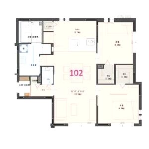 カーサリヴァージュIIの間取り図