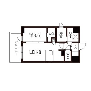 ワールドアイ大阪城EASTIIIの間取り図