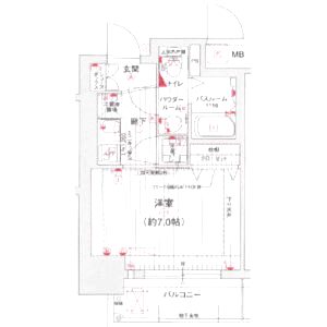 ラシュレエグゼ本町の間取り図