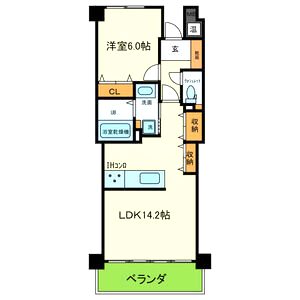 サンフォリア甲子園の間取り図