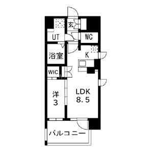 アーバンパーク御幣島の間取り図
