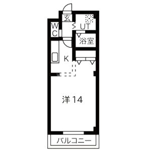エスペランサ出来島の間取り図