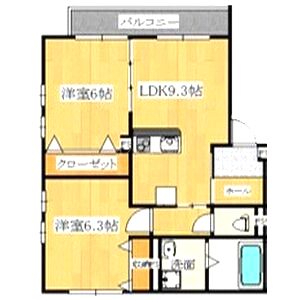 KTIレジデンス大和田Aの間取り図