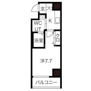 パークヒルズ東三国Visionの間取り図