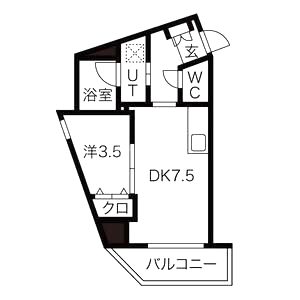 パークヒルズ東三国Visionの間取り図