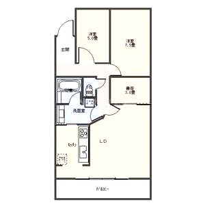 ファインシティくずはの間取り図