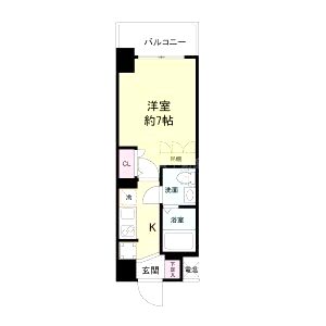 セレニテ新大阪カルムの間取り図