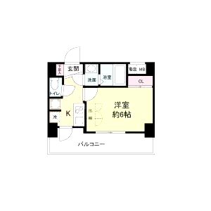 セレニテ新大阪カルムの間取り図