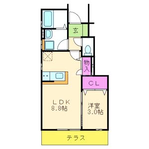 ルクレの間取り図