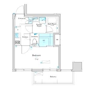 ブランシエスタ西宮の間取り図