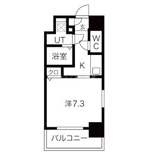 ワールドアイ大阪ドームシティの間取り図