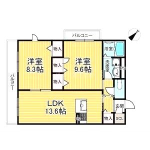 イデアーレ伊丹の間取り図