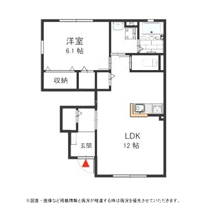 ナチュール谷上の間取り図