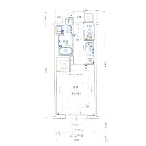 ワールドアイ天王寺ミラージュの間取り図