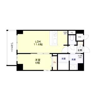 Avenir 新深江の間取り図