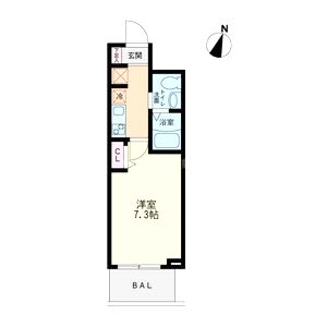 セレニテ神戸元町の間取り図