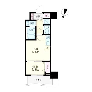 セレニテ神戸元町の間取り図