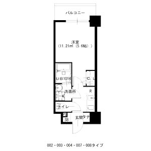 SOLASIA residence 千里丘の間取り図
