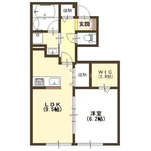 アムールコートの間取り図