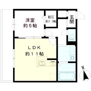 YOUR MAISON 若王寺の間取り図
