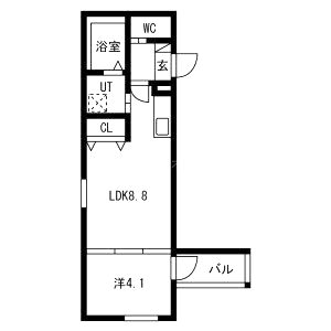 court MTの間取り図