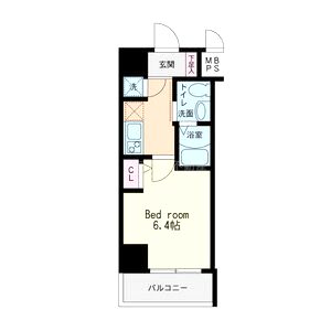 HS梅田EASTの間取り図