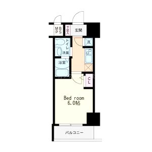 HS梅田EASTの間取り図