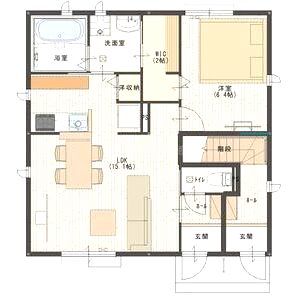 ル・ソレイユ元町の間取り図