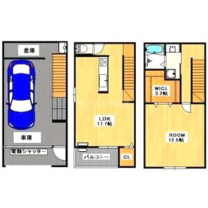 The SK Garageの間取り図