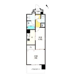 M’sレジデンス神戸の間取り図