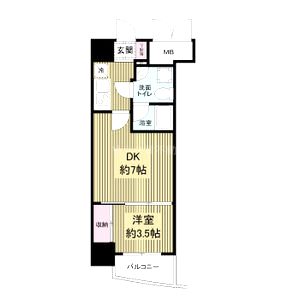 APRILE南森町の間取り図