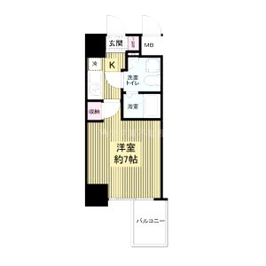 APRILE南森町の間取り図