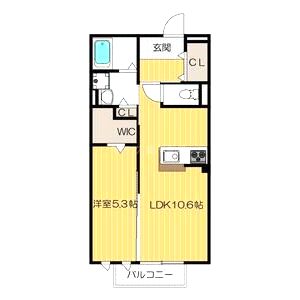 アヴェニュー暁町の間取り図