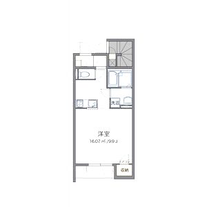 クレイノ姫路玉手IIの間取り図