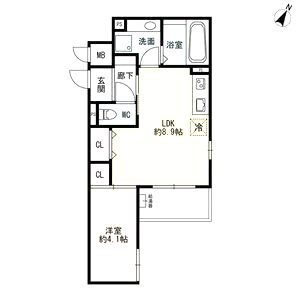 SHINKOBE COLNの間取り図