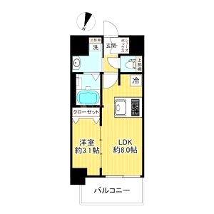 SHOKEN Residence大阪都島の間取り図